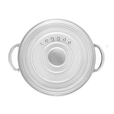 Leggno FLM4881DT24GR Flame Döküm Derin Tencere, 24 cm, Gri - 2
