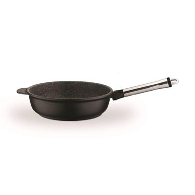Leggno FSN2100TD20IND Fusion Çelik Saplı Granit Derin Tava, 20 cm - 1