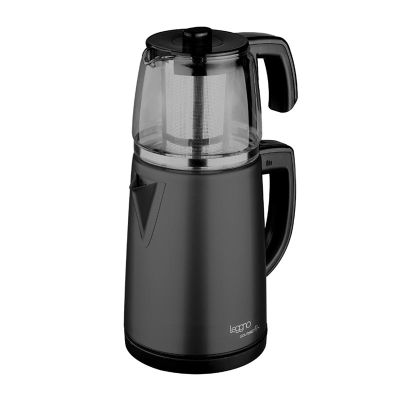 Leggno GRM102GTMBK Gourmet Pro Cam Demlikli Çay Makinesi, Siyah - 1