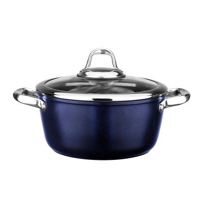 Leggno MST2828DT20BL Master Titanium Tencere, 20 cm, Mavi - 1