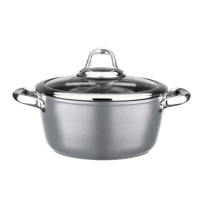Leggno MST2828DT24GR Master Titanium Tencere, 24 cm, Gri - 1