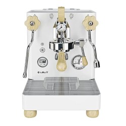 Lelit Bianca PL162T V3 Pedal Double Boiler Commercial Espresso Coffee Machine, White 