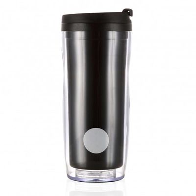 Les Artistes Smart Mug & Thermos, Temperature Display, 330 ml, Black - Les Artistes