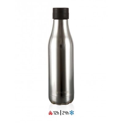 Les Artistes Zamanlamalı Termos, 16.5 oz, 500 ml, Gümüş - 2