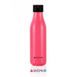 Les Artistes Zamanlamalı Termos, 16.5 oz, 500 ml, Pembe - Thumbnail