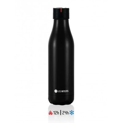 Les Artistes Zamanlamalı Termos, 16.5 oz, 500 ml, Siyah - 1