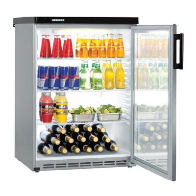 Liebherr FKvesf 1803 Under Counter Glass Door Refrigerator, 171 L - Liebherr