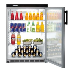 Liebherr FKvesf 1803 Under Counter Glass Door Refrigerator, 171 L - 2