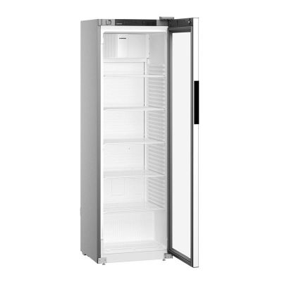 Liebherr MRFvd 4011 Upright Glass Door Beverage Fridge, 400 L, Grey - Liebherr
