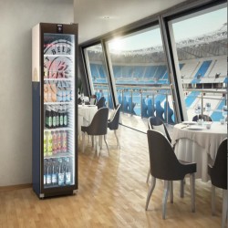 Liebherr MRFvg 4011 Upright Glass Door Beverage Fridge, 400 L, Black - 6