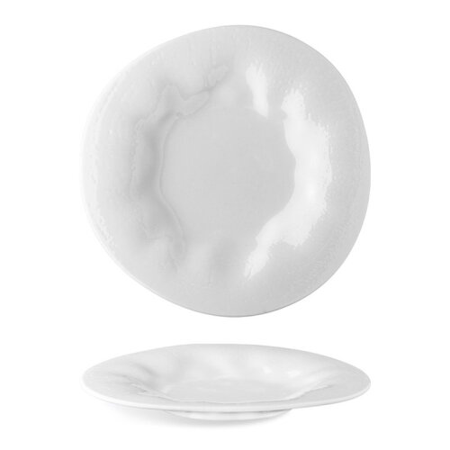 Lilien Flamenco Düz Tabak, 25 cm, Çatlak Desen - Lilien