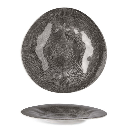 Lilien Flamenco Düz Tabak, 25 cm, İnci Grisi - Lilien