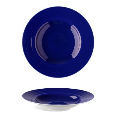 Lilien Indigo Makarna Tabağı, 27 cm, Mavi - 1