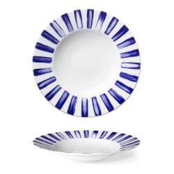 Lilien Тарелка для макарон Indigo Sea Patterned, 27 см, синяя - Lilien