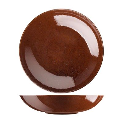 Lilien Lifestyle Coupe Makarna Tabağı, 26 cm, Kahverengi - 1