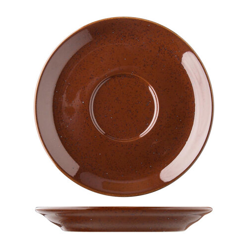 Lilien Lifestyle Fincan Tabağı, 13 cm, Kahverengi - Lilien