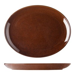 Lilien Lifestyle Oval Tabak, 28 cm, Kahverengi - Lilien