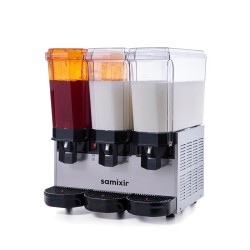 Samixir 60.SMMI Klasik Triple Soğuk İçecek Dispenseri, 20+20+20 L, Fıskiyeli-Karıştırıcılı-Karıştırıcılı, Inox - 1