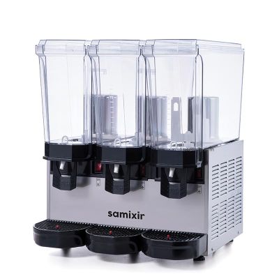 Samixir 60.SSMI Klasik Triple Soğuk İçecek Dispenseri, 20+20+20 L, Fıskiyeli-Fıskiyeli-Karıştırıcılı, Inox - Samixir
