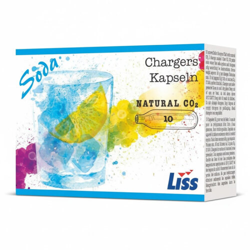 Liss CO2-10 Soda Sifon Tüpü, 10 Adet - Liss