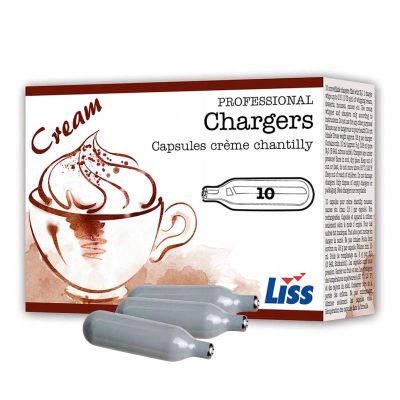 Liss KST-08 أنبوب شفط الكريمة المخفوقة، 10 قطع - Liss