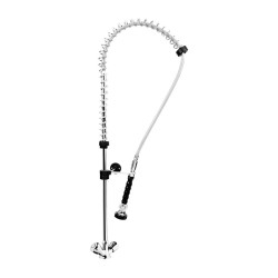 Liva Gaz 001 Counter Mounted Shower Spray Unit with Intermediate Tap, Double Water Inlet - Liva Gaz