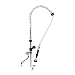 Liva Gaz 024 Counter Mounted Shower Spray Unit with Intermediate Tap, Double Water Inlet - 1