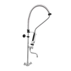 Liva Gaz 028 Counter Mounted Shower Spray Unit with Intermediate Tap, Double Water Inlet - Liva Gaz