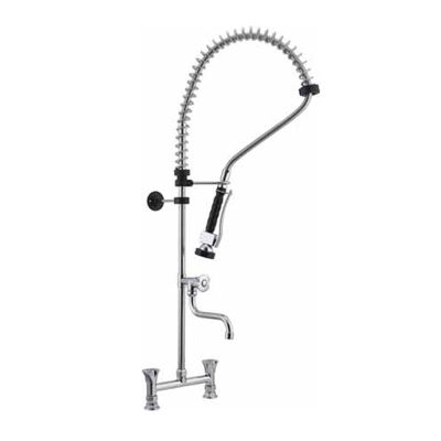 Liva Gaz 033 Counter Mounted Shower Spray Unit with Intermediate Tap, Double Water Inlet - Liva Gaz