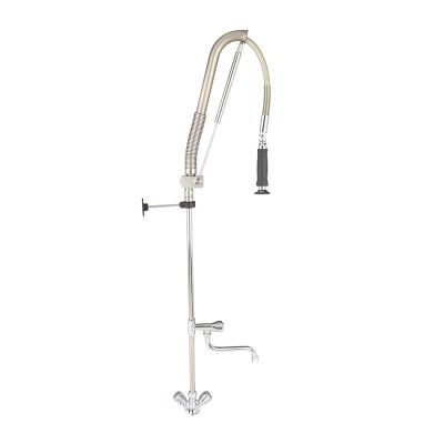 Liva Gaz 043 Counter Mounted Shower Spray Unit with Intermediate Tap, Double Water Inlet - Liva