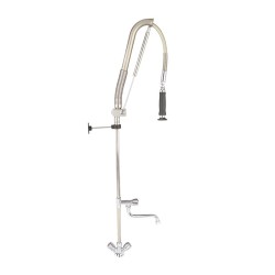 Liva Gaz 043 Counter Mounted Shower Spray Unit with Intermediate Tap, Double Water Inlet - Liva Gaz