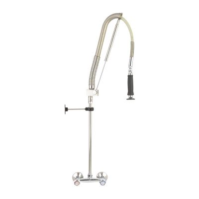Liva Gaz 045 Counter Mounted Shower Spray Unit with Intermediate Tap, Double Water Inlet - Liva