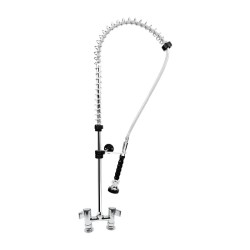 Liva Gaz 051 Counter Mounted Shower Spray Unit with Intermediate Tap, Double Water Inlet - 1