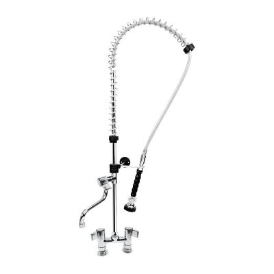 Liva Gaz 053 Counter Mounted Shower Spray Unit, Double Water Inlet - Liva