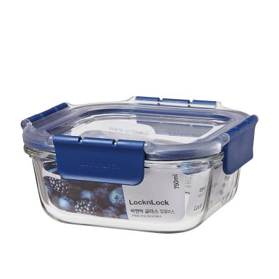 LocknLock LBG224 Top Class Fırın ve Saklama Kabı 750 ml Mavi - 1