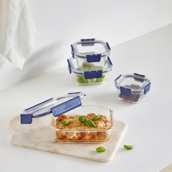 LocknLock LBG224 Top Class Oven and Storage Container 750 ml Blue - 6