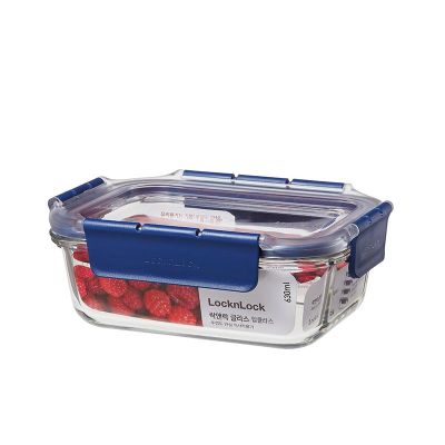 LocknLock LBG428 Top Class Fırın ve Saklama Kabı 630 ml Mavi - 1