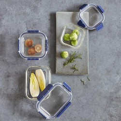 LocknLock LBG428 Top Class Oven and Storage Container 630 ml Blue - 6