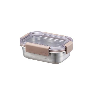 LocknLock LST601 Paslanmaz Çelik Fırın ve Saklama Kabı 310 ml, Kahverengi - 1
