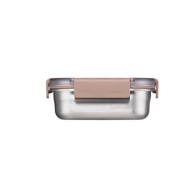 LocknLock LST601 Paslanmaz Çelik Fırın ve Saklama Kabı 310 ml, Kahverengi - 3