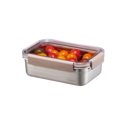 LocknLock LST604 Stainless Steel Oven and Storage Container 1 L, Brown - LocknLock