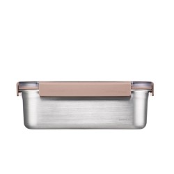 LocknLock Stainless Steel Oven and Storage Container Quadrilateral Locking 2 L, Brown - 3