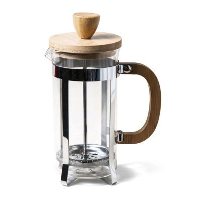 Biradlı Groovy GRV-D4 Bambu French Press, 350 ml - 1