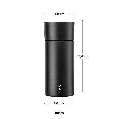 Lurch 360° EDS Termos, 300 ml, Mat Siyah - 5