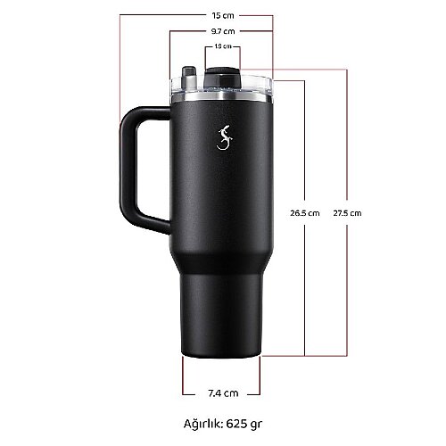 Lurch Big Cup Termos, 1.2 L, Lila - 10