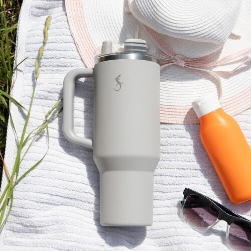 Lurch Big Cup Thermos Cup, 1.2 L, Granite Grey - 4