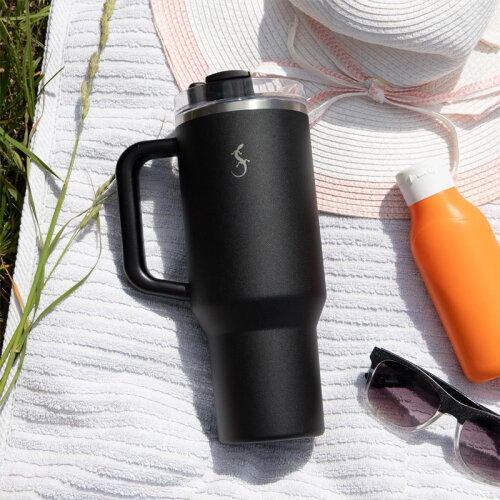 Lurch Big Cup Thermos Cup, 1.2 L, Matte Black - 8