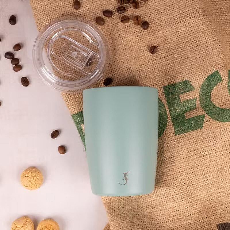Lurch Coffee-To-Go Çift Cidarlı Termos Bardak, 300 ml, Adaçayı Yeşili - Lurch