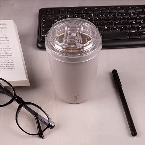 Lurch Coffee-To-Go Çift Cidarlı Termos Bardak, 300 ml, Granit Gri - 3