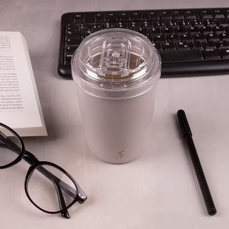 Lurch Coffee-To-Go Çift Cidarlı Termos Bardak, 300 ml, Granit Gri - Lurch
